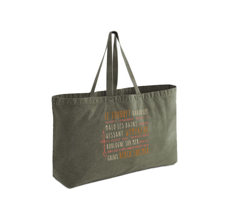 Sac de plage vintage